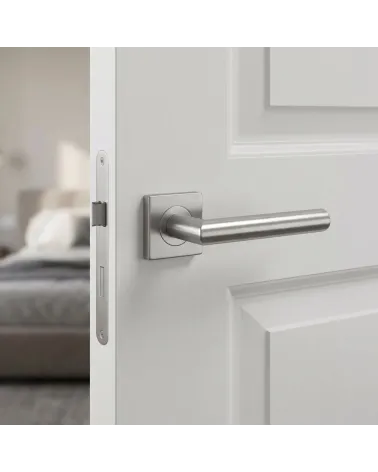 Tirador de Puerta Coloris Inoxidable Refinado y Duradero - KVADRAT 1701