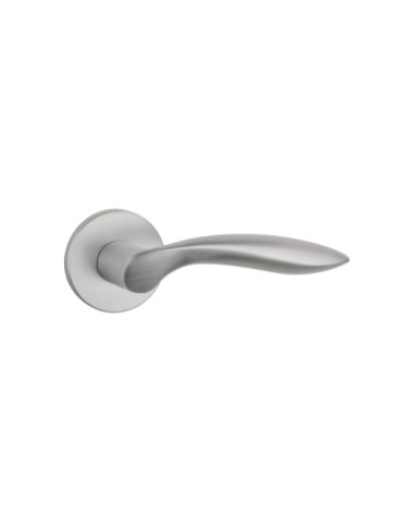 Manilla de puerta STILE PULIA en aluminio cromo satinado
