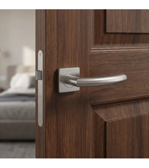 Tirador de puerta color acero inoxidable KVADRAT 1707