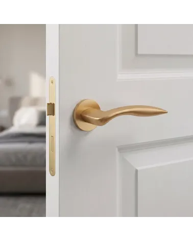 Tirador de Puerta sobre Placa Redonda para una decoración encantadora - ROBINE