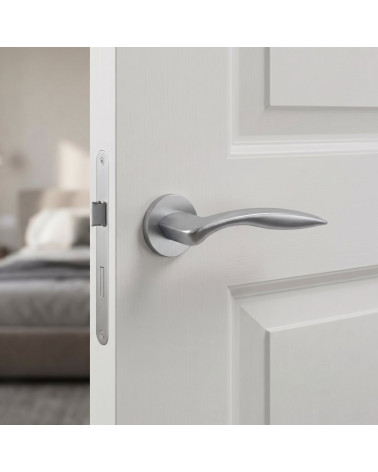 Tirador de Puerta Cromo Satinado con acabado de prestigio - ROBINE