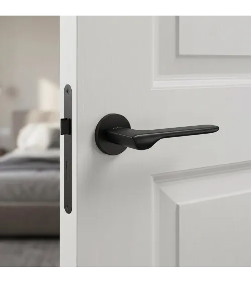 Tirador de puerta negra LIGNE tirador de diseño