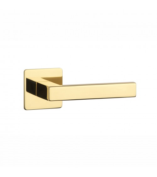 Maneta de puerta dorada pulida KVADRAT 1760 maneta de diseño