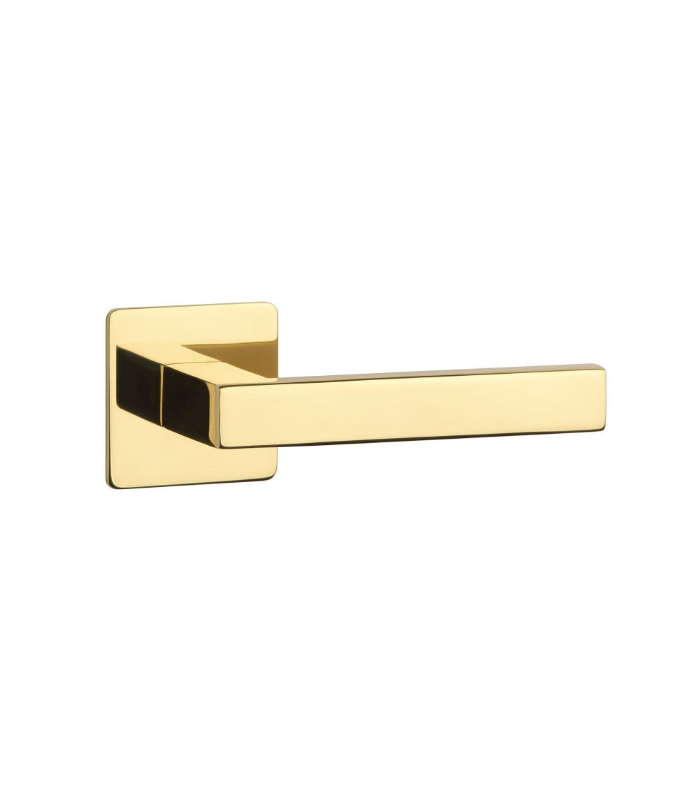 Maneta de puerta dorada pulida KVADRAT 1760 maneta de diseño