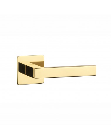 Maneta de puerta dorada pulida KVADRAT 1760 maneta de diseño
