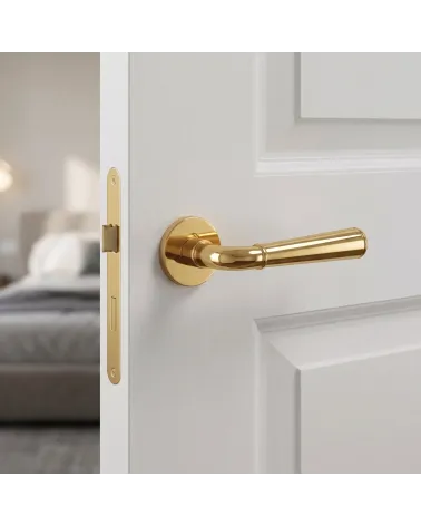 Manilla de Puerta Oro Pulido Espléndida y Prestigiosa - Modelo MARIGOLD