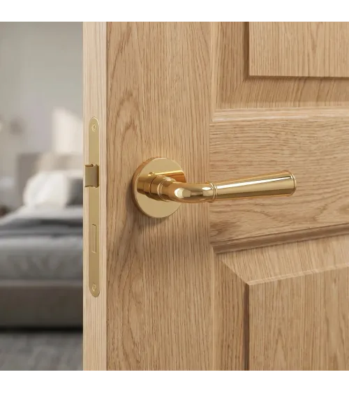 Tirador de puerta dorada pulida MARIGOLD tirador de diseño