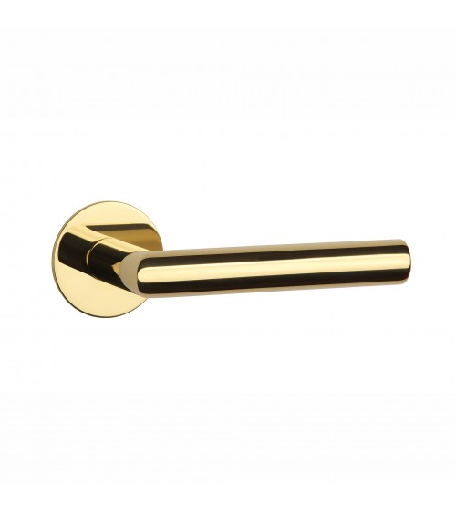 Maneta de puerta dorada pulida OVAL 1750 maneta de diseño