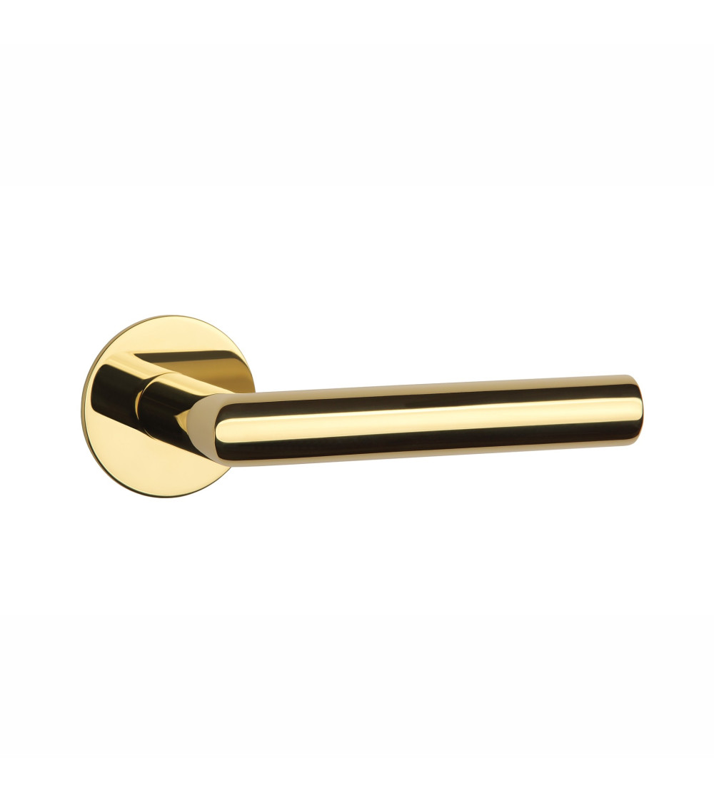Maneta de puerta dorada pulida OVAL 1750 maneta de diseño