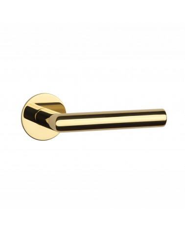 Maneta de puerta dorada pulida OVAL 1750 maneta de diseño