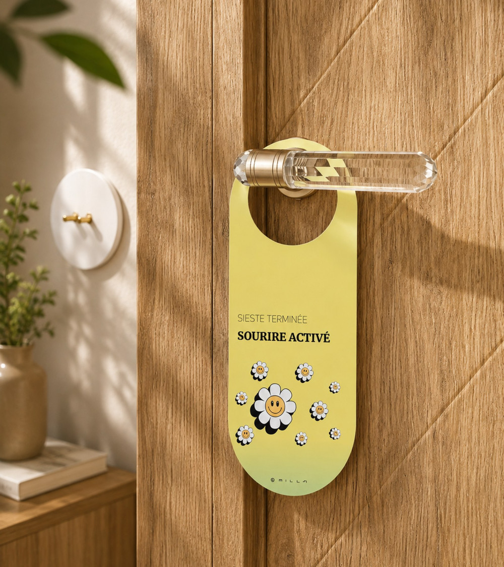Colgador de puerta reversible Siesta & Sonrisa