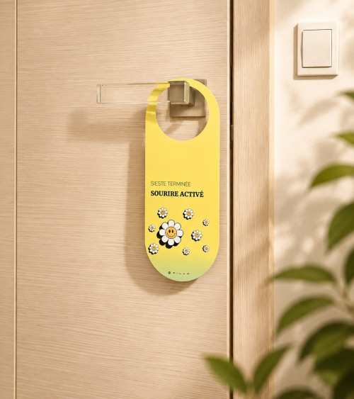 Colgador de puerta reversible Siesta & Sonrisa