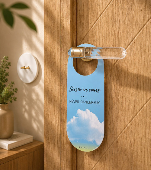 Colgador de puerta reversible Siesta & Sonrisa