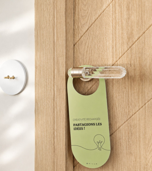 Colgador de puerta reversible Creatividad & Genio en el trabajo