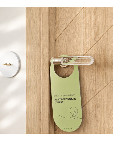 Colgador de puerta reversible Creatividad & Genio en el trabajo