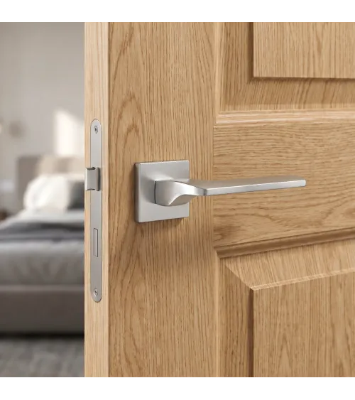 Tirador de puerta cromo satinado SEMPRE tirador de diseño