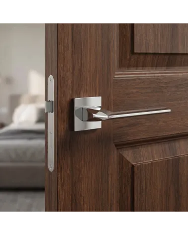Tirador de Puerta Cromado Pulido Sofisticado y Luminoso - Modelo EVER