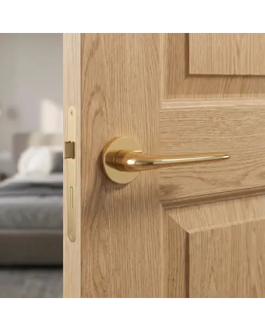 Manilla de Puerta Dorada Chic para una decoración de prestigio - Modelo AZALIA