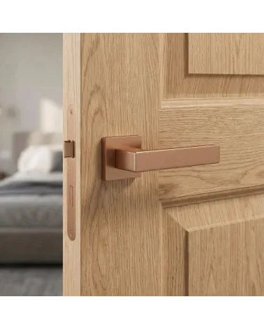 Manilla de Puerta en Zamak Robusta y Resistente - Modelo PINA
