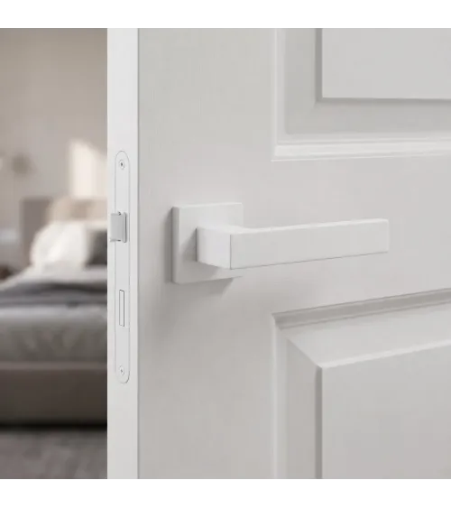 Manija de puerta blanca PINA diseño