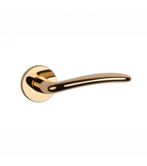 Maneral de puerta dorado pulido AMBROSIA diseño