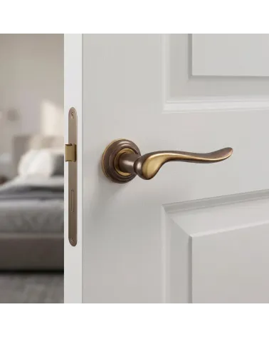 Tiradores de puerta cromo satinado Mandelli Rondò