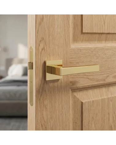 Manillas de puerta níquel satinado Mandelli Telis