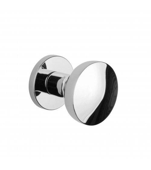 Pomo de puerta negro MESA Redondo móvil - manilla de diseño