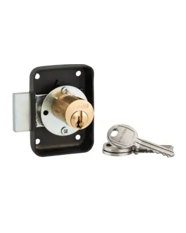 Cilindro STD Latón con botón para cerradura - 3 llaves - 30x30