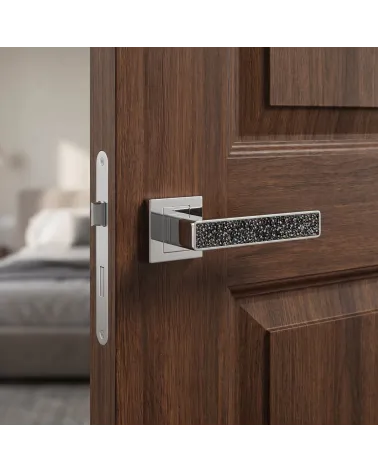 Manillas de puerta cromadas pulidas GLAMOUR