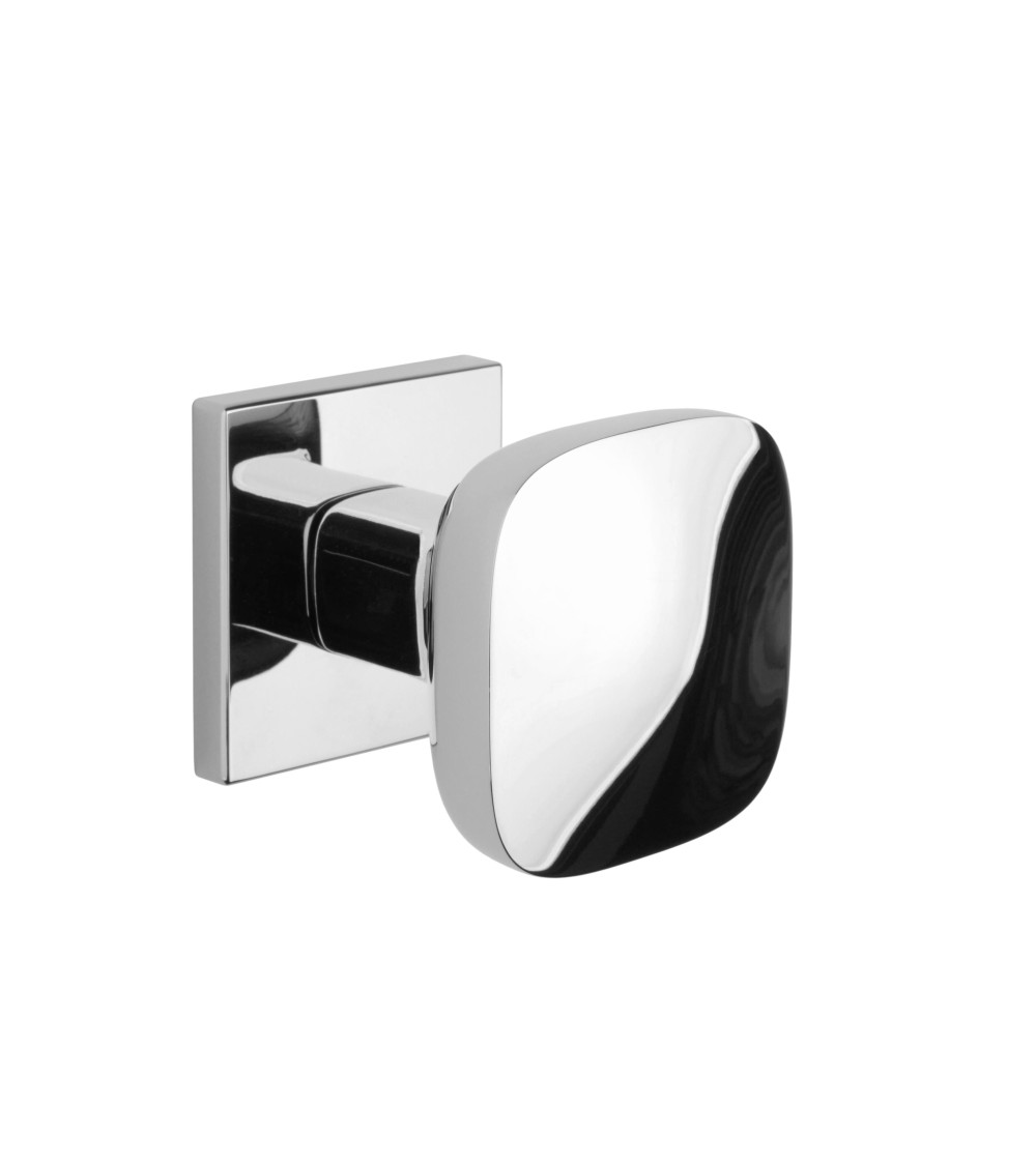 Pomo de puerta negro KIAMA cuadrado - tirador de diseño