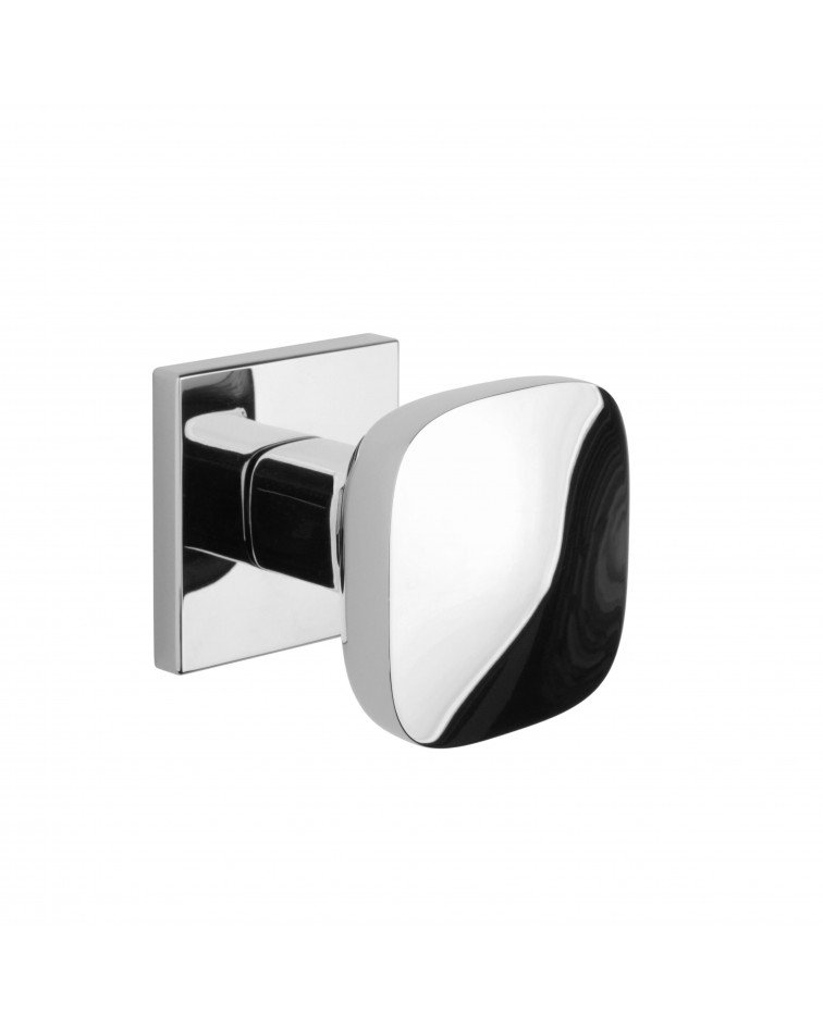 Pomo de puerta negro KIAMA cuadrado - tirador de diseño