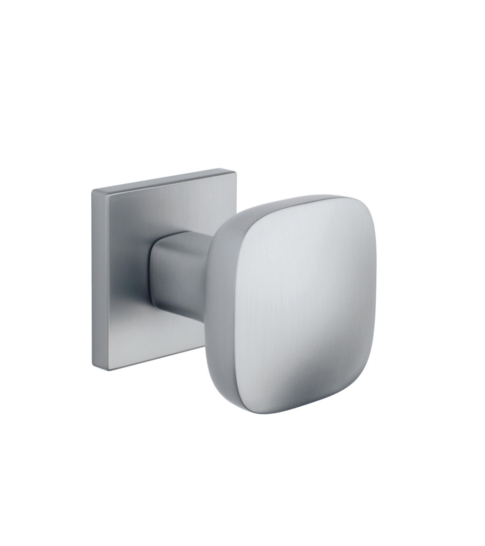 Pomo de puerta negro KIAMA cuadrado - tirador de diseño