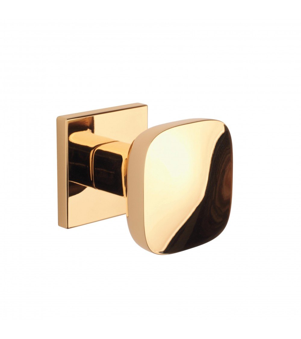 Pomo de puerta negro KIAMA cuadrado - tirador de diseño