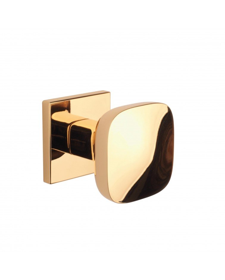 Pomo de puerta negro KIAMA cuadrado - tirador de diseño