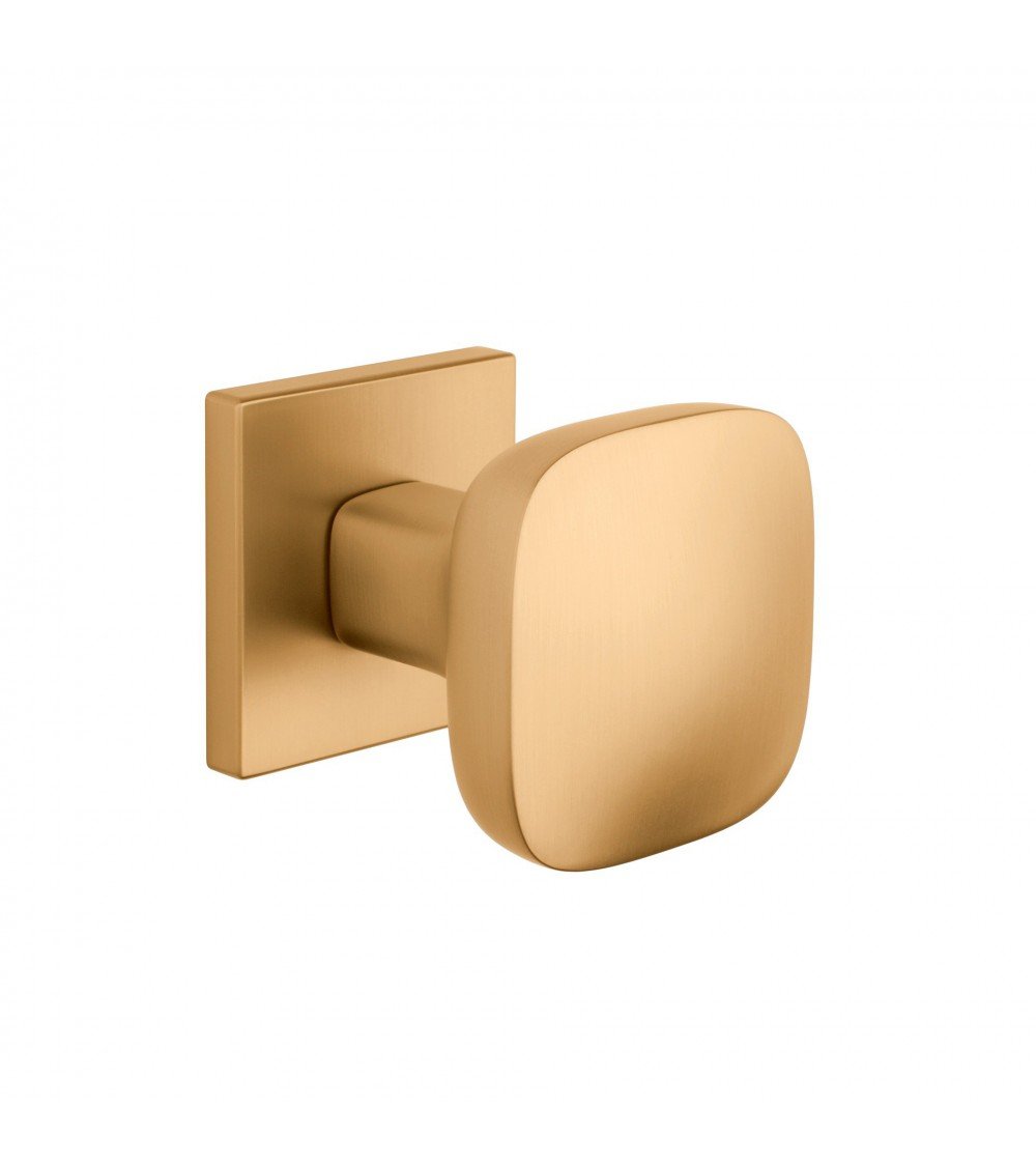 Pomo de puerta negro KIAMA cuadrado - tirador de diseño