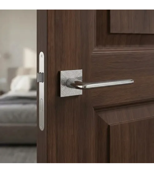 Tirador de puerta cromo brillante TUPAI 4165-T1 manilla de diseño