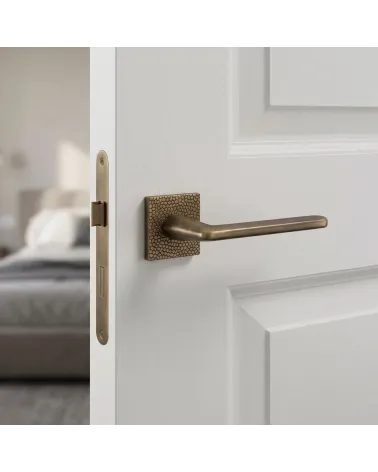 Manilla de Puerta Pátina Antiguo Mate Elegante - Modelo TUPAI 4165-T1