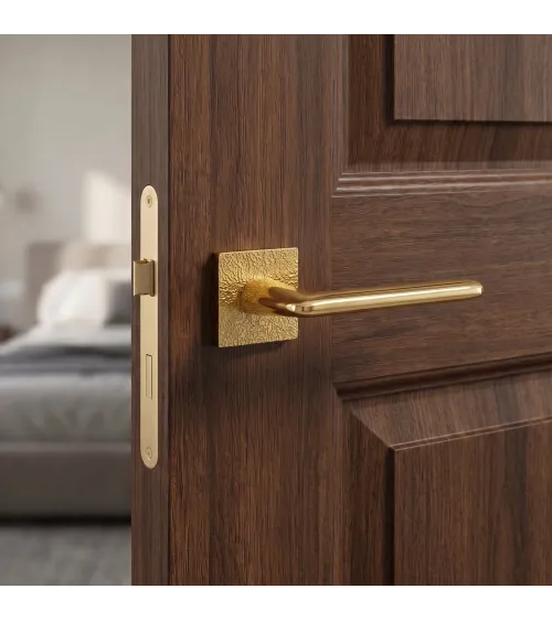Tirador de puerta dorada pulida TUPAI 4165-T3 manilla de diseño