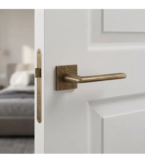 Tirador de puerta pátina antigua mate TUPAI 4165-T3 diseño de tirador