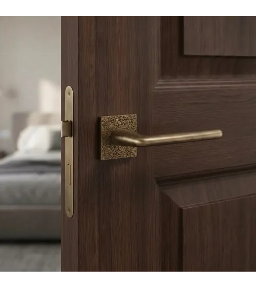 Tirador de puerta pátina antigua mate TUPAI 4165-T3 diseño de tirador