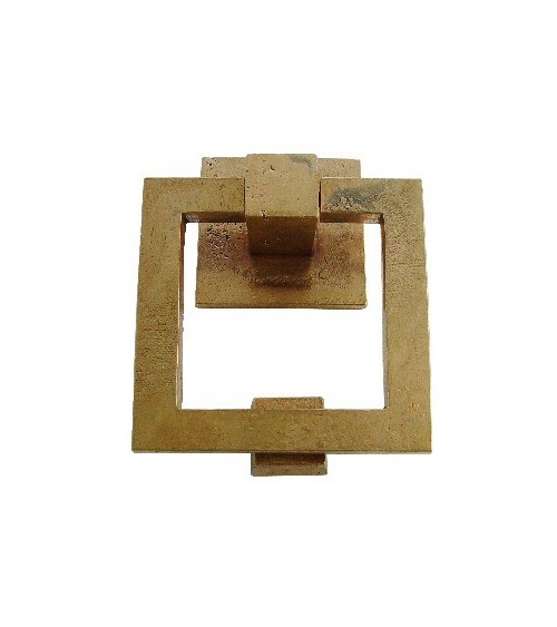 Aldaba en bronce auténtico - modelo BT1519 - manecilla de diseño