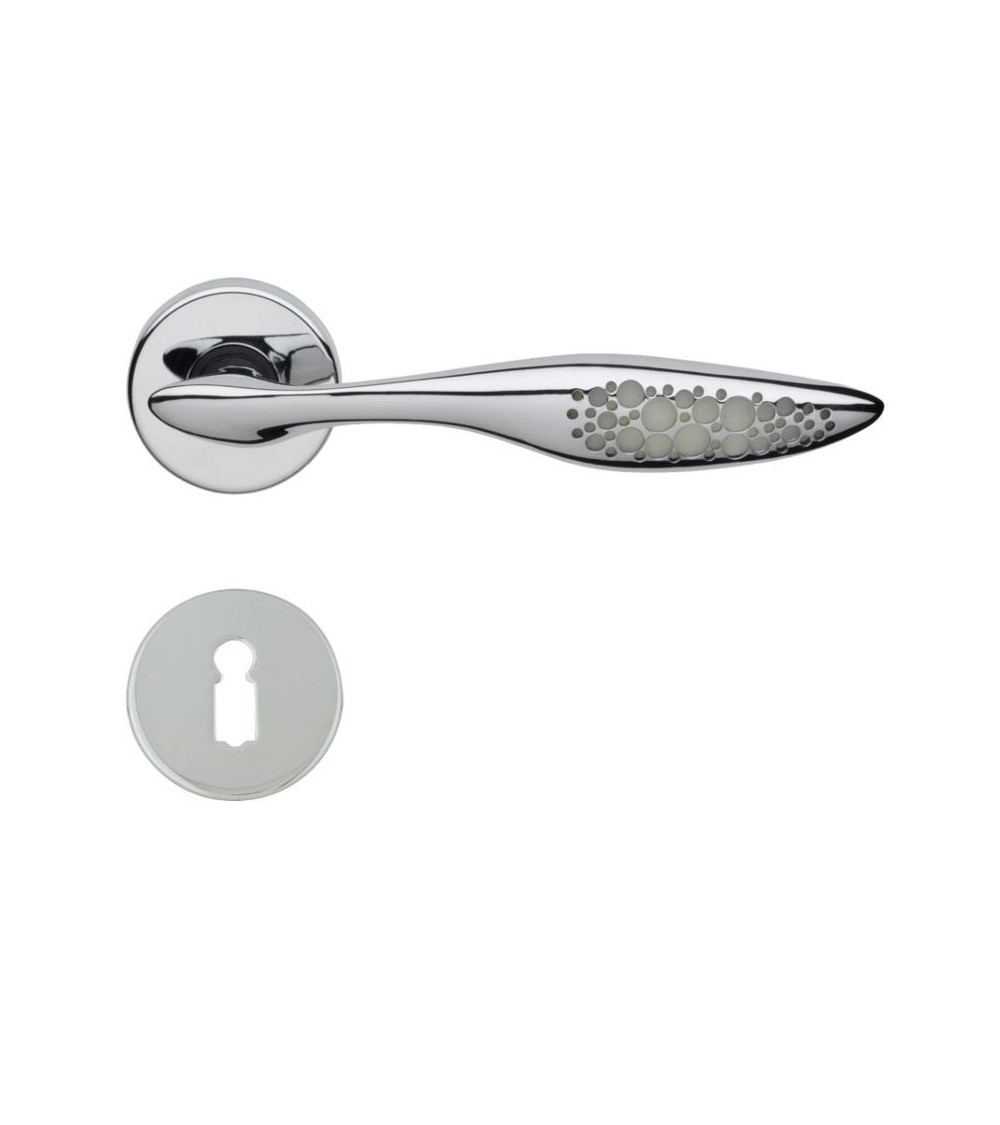 Manilla de puerta luminosa Morfeo R con llave L - herrajes decorativos