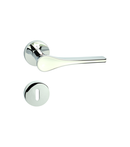 Tirador de puerta DOM Polaris R con llave L - tirador de diseño