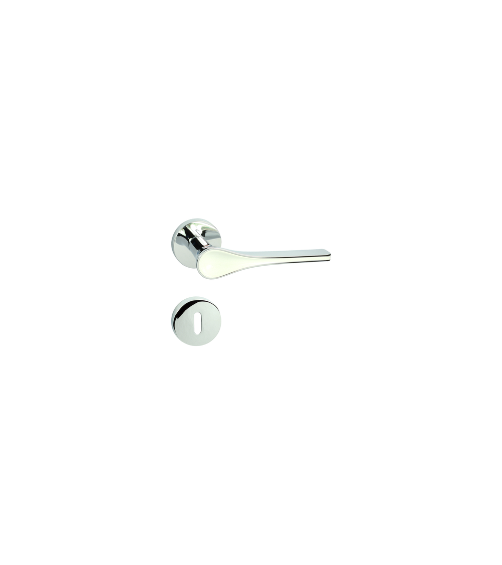 Tirador de puerta DOM Polaris R con llave L - tirador de diseño