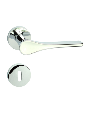 Tirador de puerta DOM Polaris R con llave L - tirador de diseño