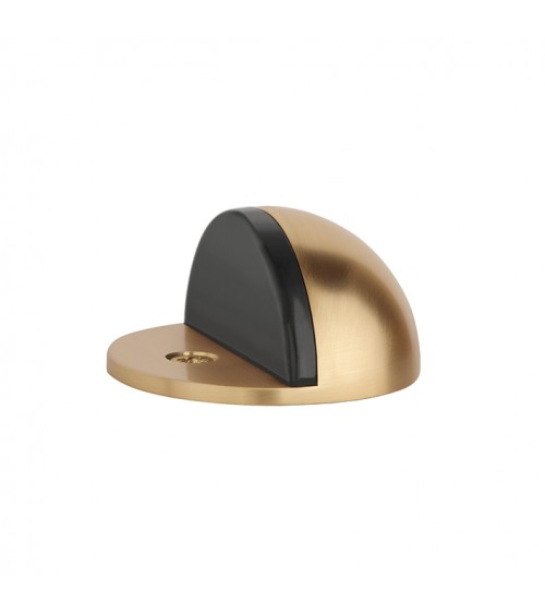 Topes de puerta dorado mate DS21, para suelo - manilla de diseño