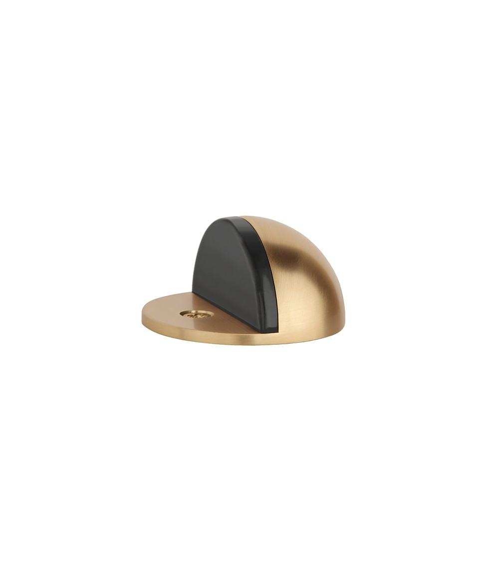 Topes de puerta dorado mate DS21, para suelo - manilla de diseño