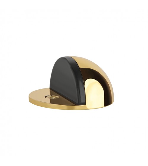 Topes de puerta dorado mate DS21, para suelo - manilla de diseño