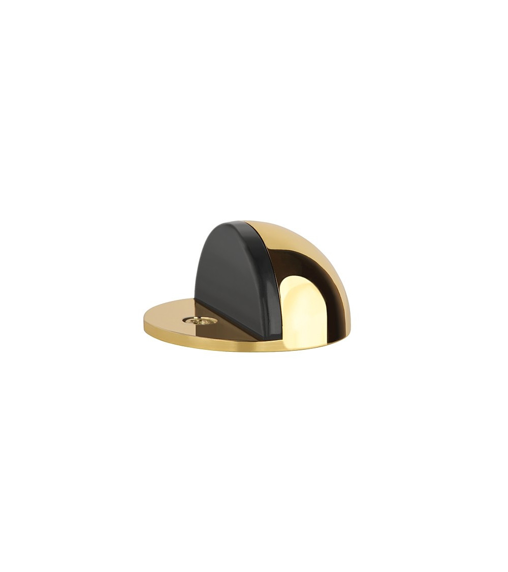 Topes de puerta dorado mate DS21, para suelo - manilla de diseño